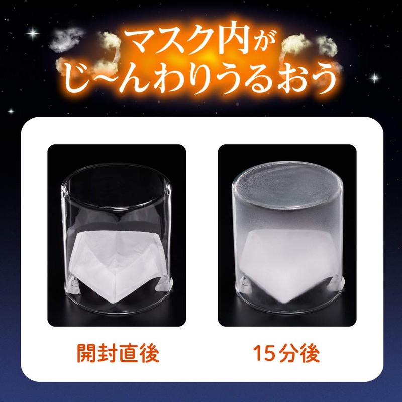 めぐりズム 蒸気でホットうるおいマスク ラベンダーミントの香り 3枚入