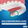 Protector dental nocturno Oral-B con reborde. Ajuste delgado profesional. Talla