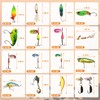 FONMANG 322 PCS Trout Fishing Lures Kit - Spoon Spinner