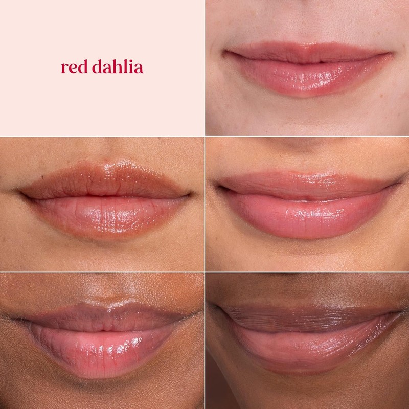 Bálsamo labial tintado natural Burt's Bees, rojo (Red dahlia), 2