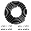 GAMPRO 5FT NBR Fuel line Hose 5/16 Fuel Hose 300PSI Engine Liner Fuel Injection Compatible (5/16 INCH 5FT)