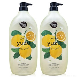 ShowerMate 샤워메이트 바디워시 유자 1200g 2개 [샤워메이트 바디워시 유자 1200ml x 2개] Shower Mate Body Wash Yuzu 1200g 2-pack [Shower Mate Body Wash Yuzu 1200ml x 2]