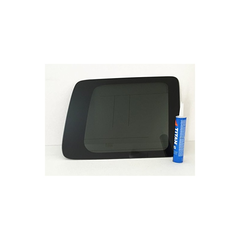 Passenger Right Side Rear Quarter Window Quarter Glass with Antenna