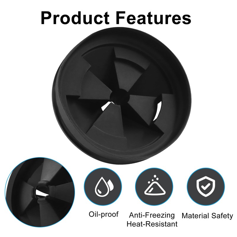 Murtenze 2 Pack Garbage Disposal Splash Guard, EPDM Rubber Sink