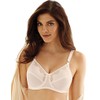 Bali Women's Flower Underwire Bra, Light Beige, 44DDD