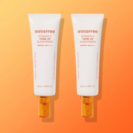 Double Forme [더블구성/광노화케어] 비타민C 잡티 톤업 선크림 SPF 50+ PA++++ (미백,UV에이징) 50ml, 2개 Double Layered/Vitamin Brightening Sun Cream SPF 50+ PA++++ (Whitening, Anti-UV Aging) 50ml, 2pcs