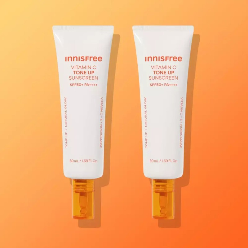 Double Forme [더블구성/광노화케어] 비타민C 잡티 톤업 선크림 SPF 50+ PA++++