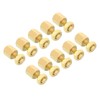 PATIKIL 5mm+6mm M2.5 Standoff Screws, 40 Pack Brass Hex PCB