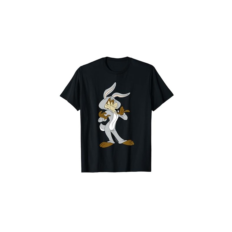 Looney Tunes Wile E Coyote Bunny Costume T-Shirt, black