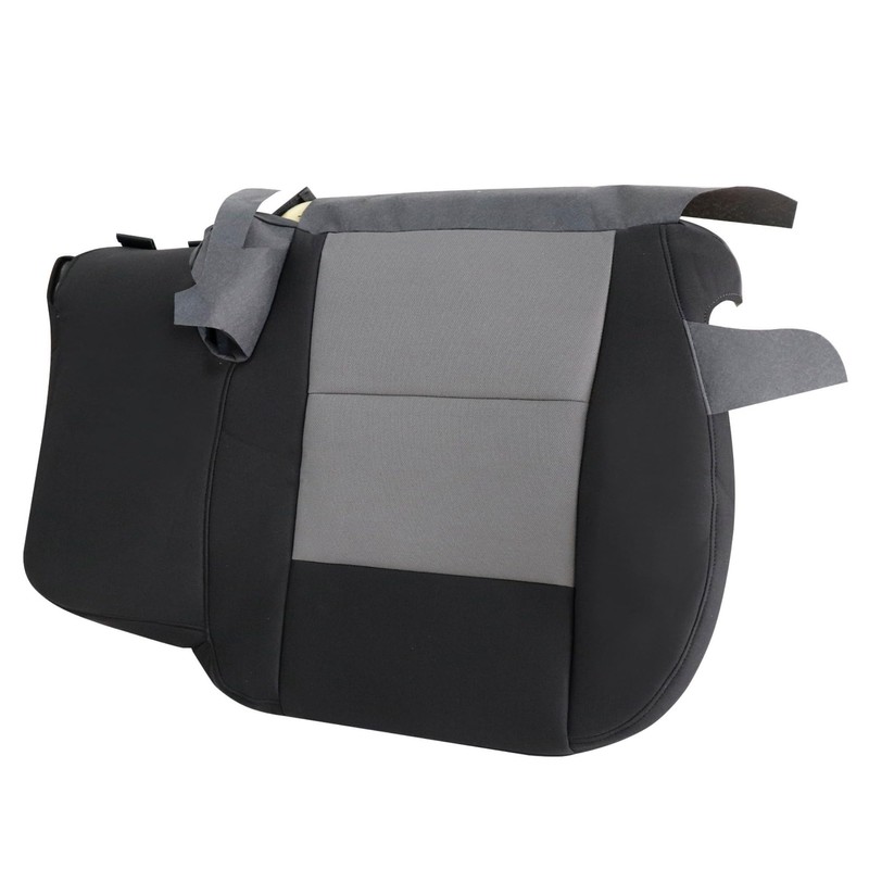 Driver Side Bottom Replacement Cloth Seat Cover Ebony Black/Med Flint