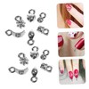 PACKOVE 2sets Nail Jewelry Manicure Charm Nail Art Charms Press