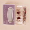 Domiya BY1198 Nail Tips, 24 Pieces, Short, Summer Popular, Japanese