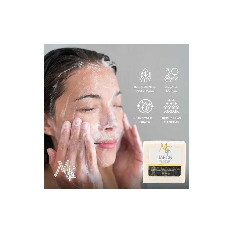 Set Skincare, Serum, Crema, Jabón + Regalo, 4pzs. Mc Life
