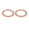 Aexit 2pcs (Standard Parts) 34mmx44mmx1.5mm Copper Flat Ring Sealing Crush