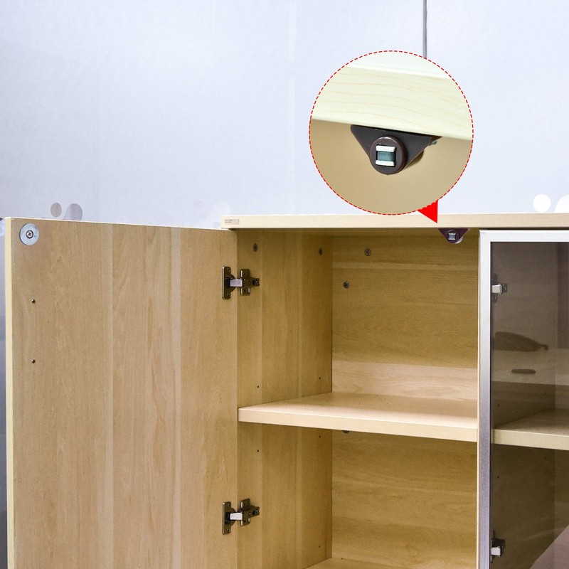 sourcing map Magnetic Latches Catch Cabinet Door Magnet Latch for