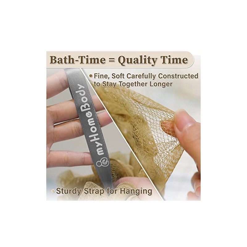 Myhomebody Esponja Lufa 60g Depurador Corporal Baño Luofah Mujeres Hombres