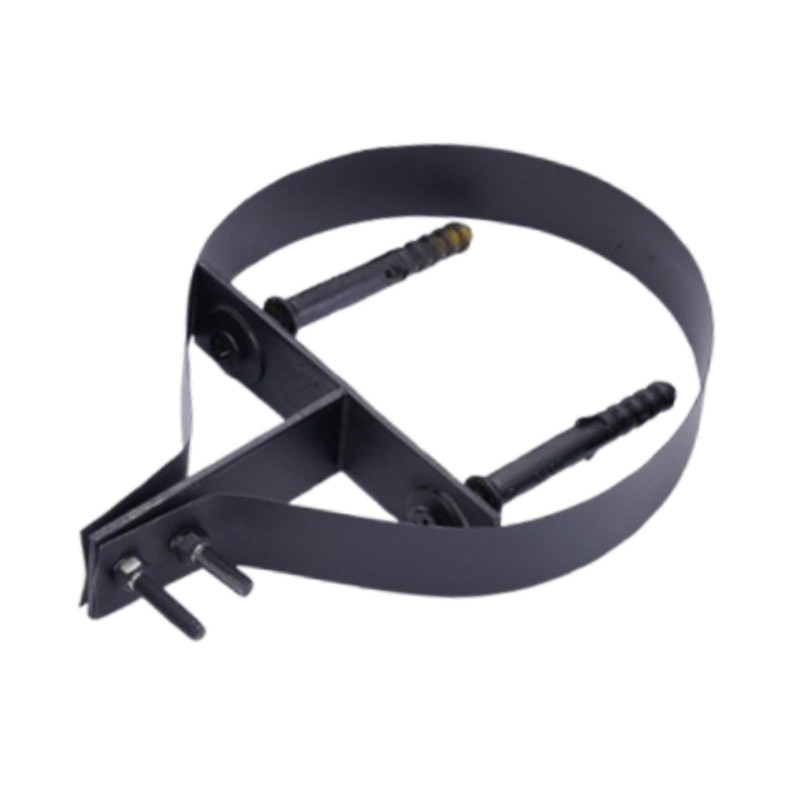 Sharplace 6" Chimney Pipe Bracket, Wall Strap Pipe Clamp, Metal,