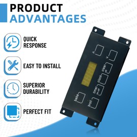 316455520 Oven Range Stove Clock Control Board Replacement Compatible with Electrolux Kenmore Replaces 5304518661 316455410