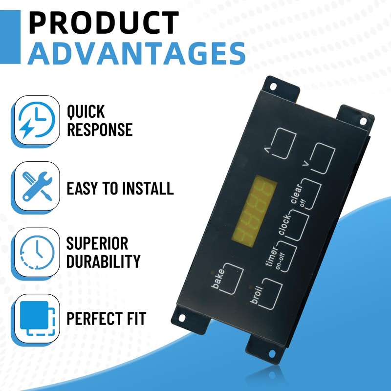316455520 Oven Range Stove Clock Control Board Replacement Compatible with