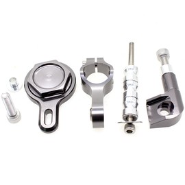 PROCNC Motorcycle CNC Aluminum Steering Damper Stabilizer with Mounting Bracket Fit For YZF R1 1998 1999 2000 2001