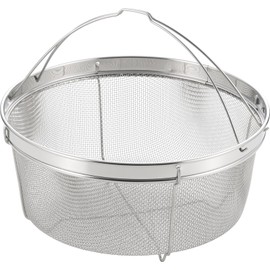 Yoshikawa 1686192 Stainless Steel Boiled Colander, 9.8 inches (25 cm)