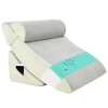 Toksay Orthopedic Bed Wedge Pillow Set - Adjustable Memory Foam