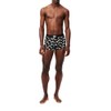 Lacoste Men's Cotton Stretch Essentials Trunks, Black/White, Medium