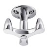 So-Tech® Rena 3-Way Swivel Hook Chrome Under-Unit Hooks Coat Hooks