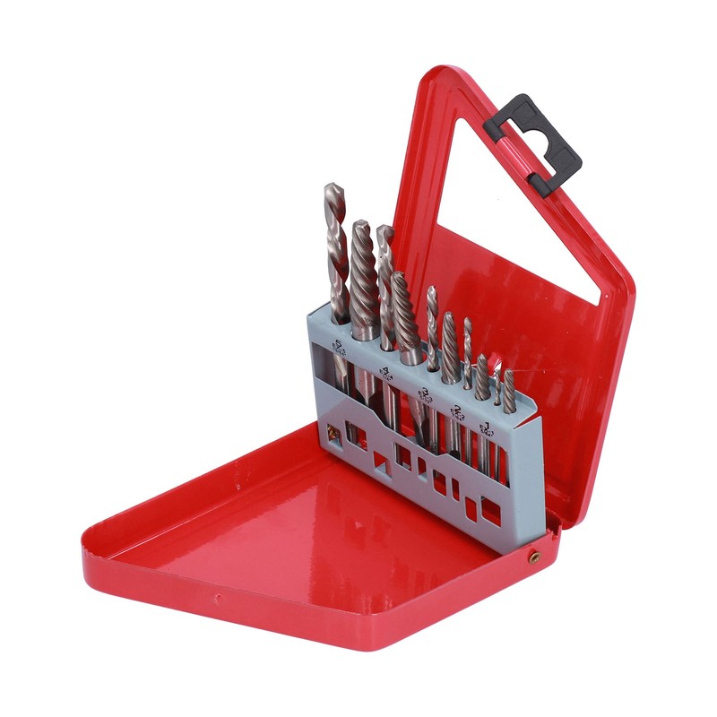 Screw Extractor Drill Bit Set Left Hand Cobalt British System
