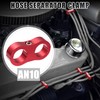 X AUTOHAUX 10pcs Red AN10 19mm Hose Separator Clamp Brake