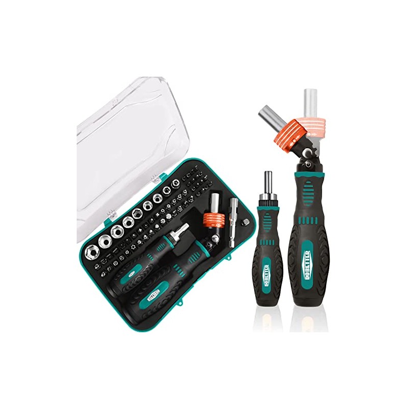 Magnetic 61 in 1 Ratcheting Screwdriver Set