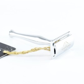 Safety Razor for Men and Women, Deluxe Shaving Safety Razor, Double Edge for Men, Double Edge Safety Razors, Stainless Steel Safety Razor for Wet Shaving, VINTAGE BARBER LONDON