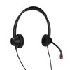 Call Center Headset Noise Cancelling Mic Supports Speaker Volume Adjustment