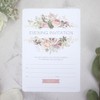Dotty about Paper Pink Roses & Greenery - Premium Evening Invitations - Pack of 10. Floral, Greenery, Foliage, Elegant. Pefect For Friends and Family. Envelopes Included (16 0011)
