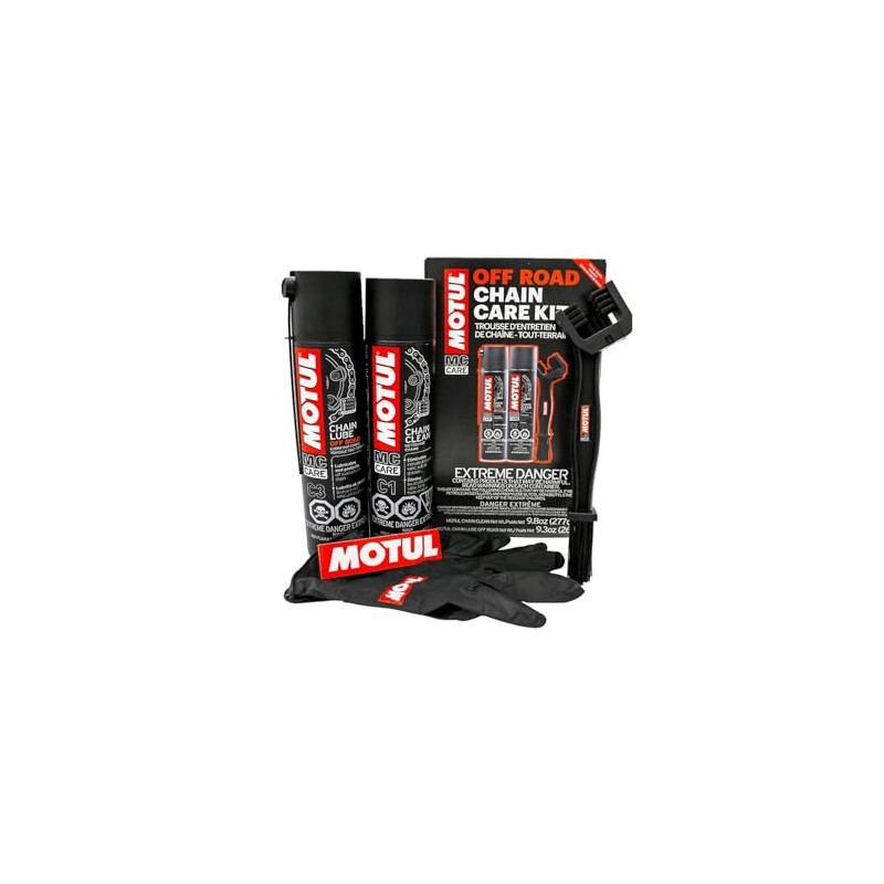 Motul Chain Care Kit Off Road - Complete Motorcycle Chain