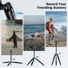 SIRUI Lightweight Carbon Fiber Travel Tripod, 55.1" Camera Tripod with