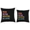 Funny German First Name Design - Rosine Throw Pillow