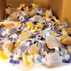 AvenueSweets - Handcrafted Dairy Free Vegan Individually Wrapped Soft Caramels - 1 lb Box - Assorted Flavors