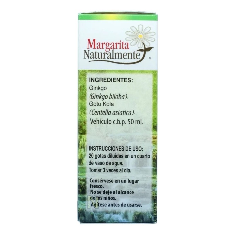Ginkgo Biloba Compuesto Extracto 50 Ml Margarita Nat