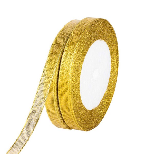 MOLSHINE 10 mm x 45 m (2 Rolls) Golden Organza