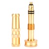 Sanpaint Sanpaint Heavy-Duty Brass Adjustable Twist Hose Nozzle, 2 Pack