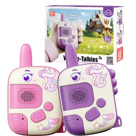 Walkie Talkie - Toys for 3-8 Year Old Boys Girls Gifts for 5 6 7 8 Year Olds Boys Unicorn Gifts for Girls Toys Age 4-7 Kids Toys Age 3 4 5 Outdoor Toys Walkie Talkie Sensory Toys for Kids Camping