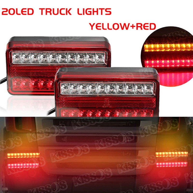 LED Tail Lamp, Brake, Gymny, Trailer, Turn Signal, Small, General