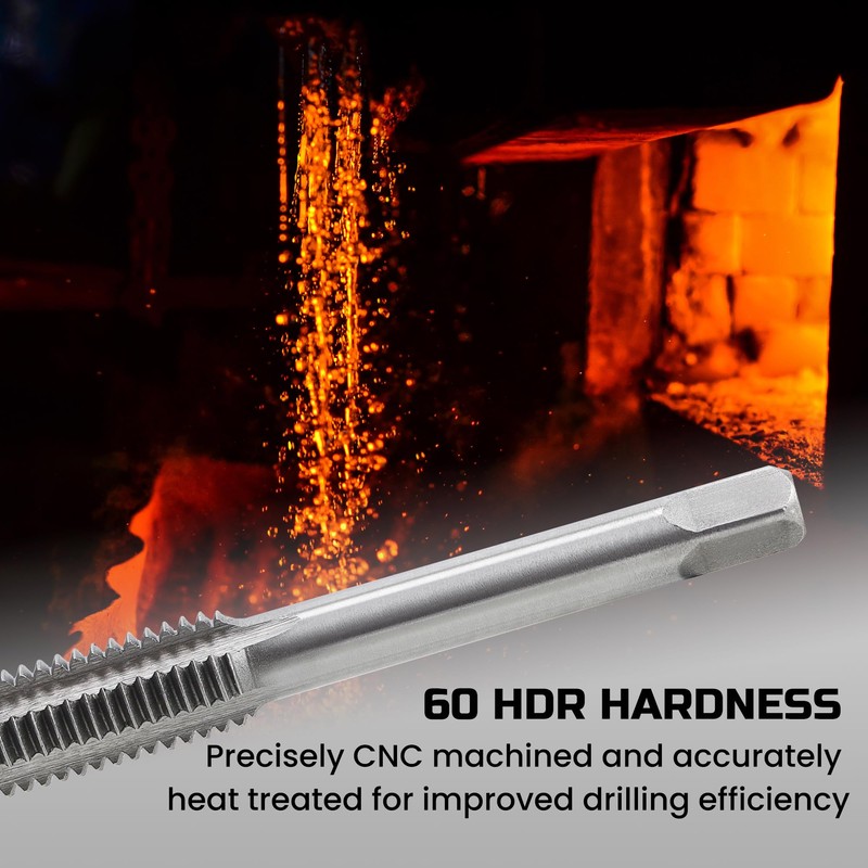 Anfrere 40pcs Metric Tap and Die Set, Metric Standard Rethreading