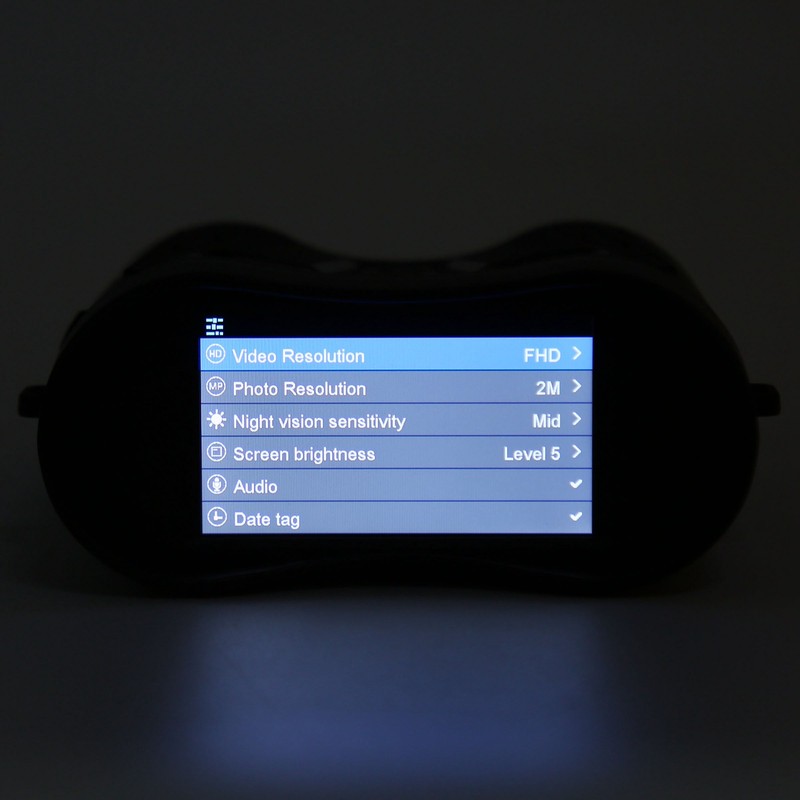 8X Night Vision Binoculars 3.2inch TFT Screen 984.3ft Range IP54