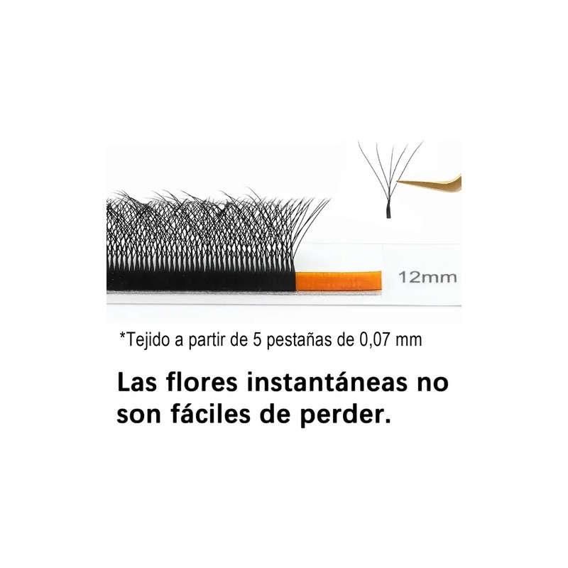 Nagaraku Extensiones De Pestañas 5d W Shape 8-15mm Mix
