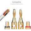 RUNCCI-YUN Banana Plug, Gold-Plated, High-End Banana Plug, Solder Banana Plug,