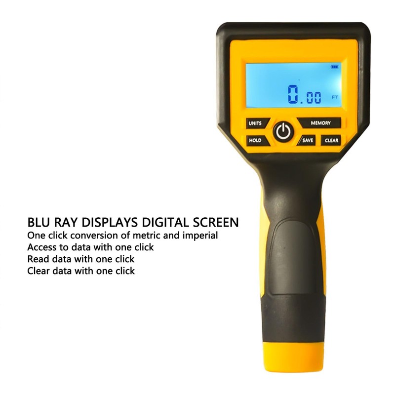 Pyhodi Digital Display Measuring Wheel, High Accuracy, Metric Imperial, Memory