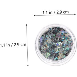 VICASKY Brillantina Corporal Líquida 12 Colores Caja Gel Purpurina Facial Uñas Maquillaje Fiesta Cuerpo Rostro Cabello