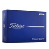 Titleist Tour Soft Golf Ball, Pack of 12, White, Numbers